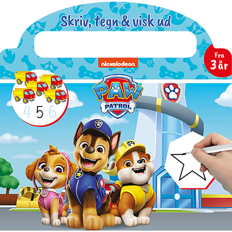 Paw Patrol - Skriv og visk ud