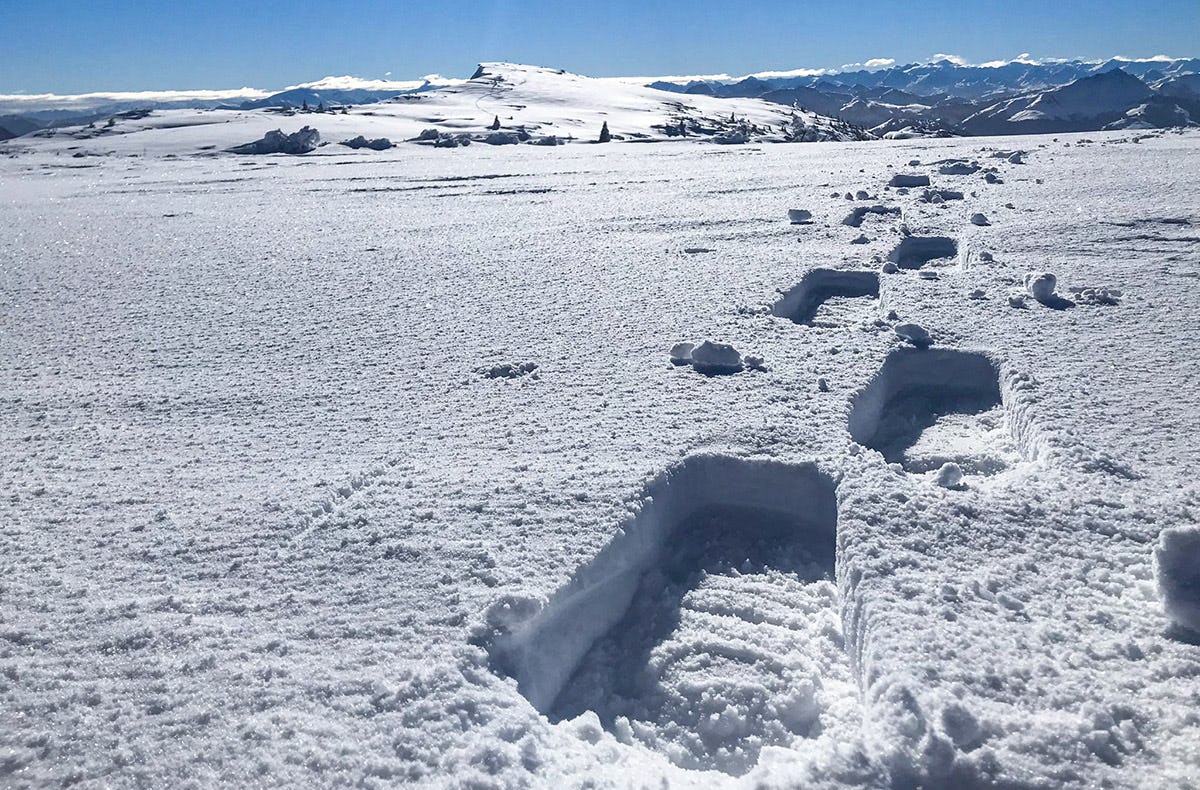 Schneeschuhwanderung mit Rodelabfahrt bei Rosenheim