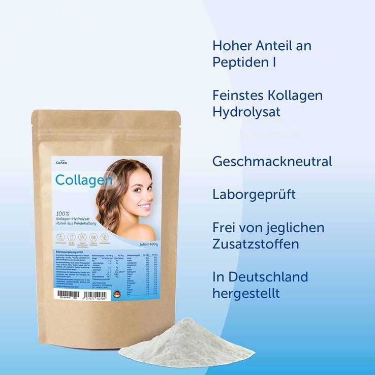 Collagen Beauty 100% Kollagen Hydrolysat Pulver, 400 g