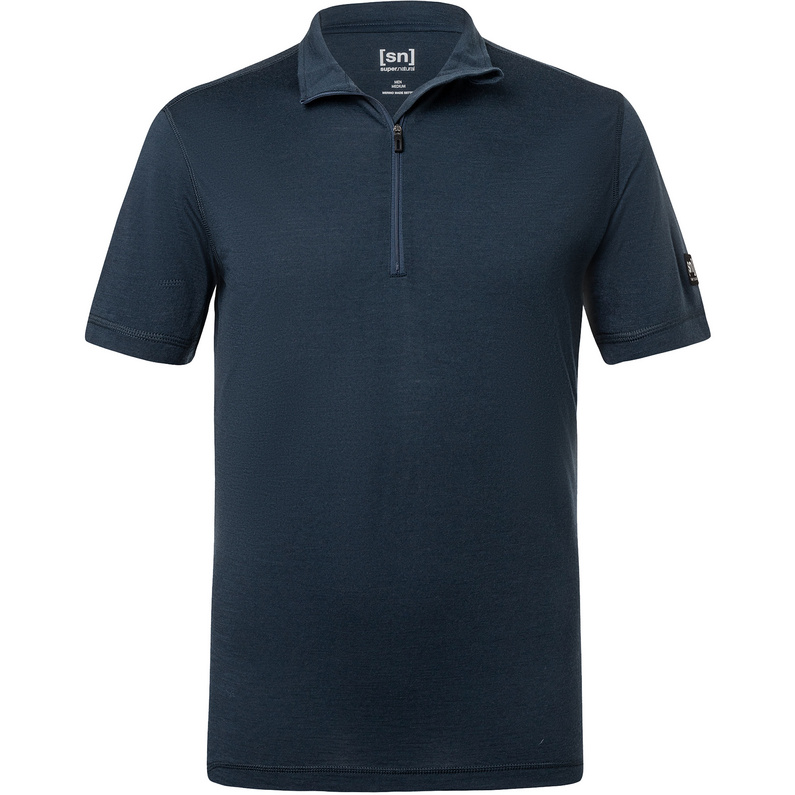 Super.Natural Herren Tundra175 Zip 1/4 T-Shirt