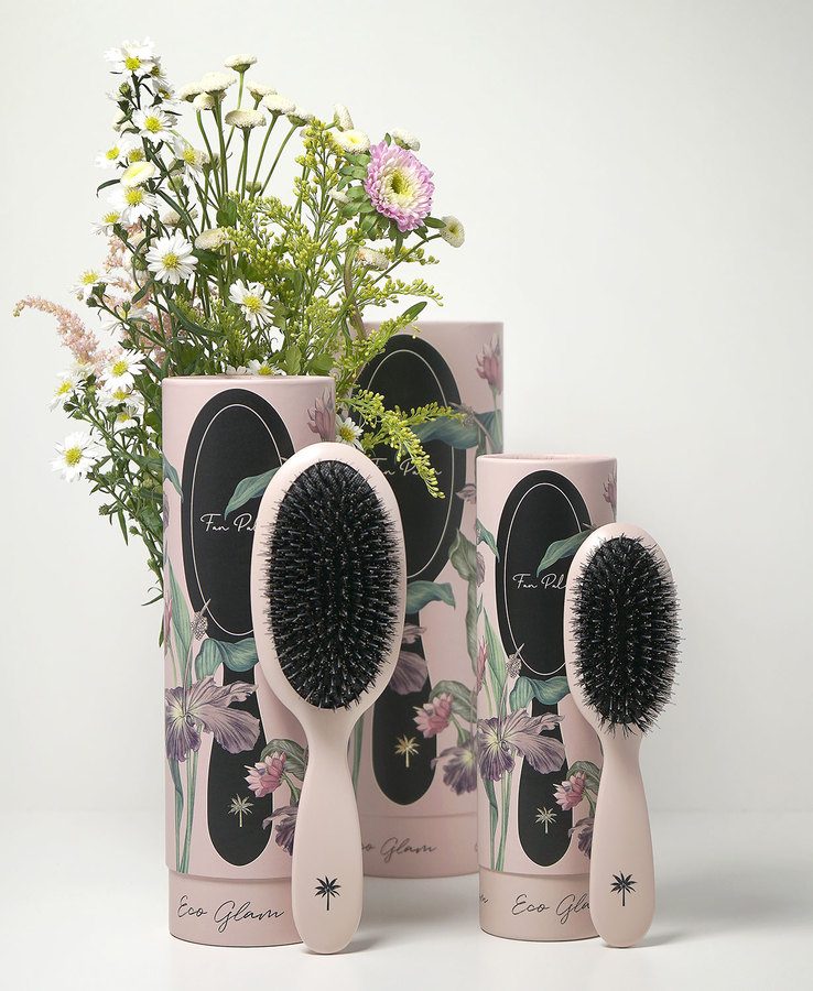 Fan Palm Nylon Brush Eco Glam Large