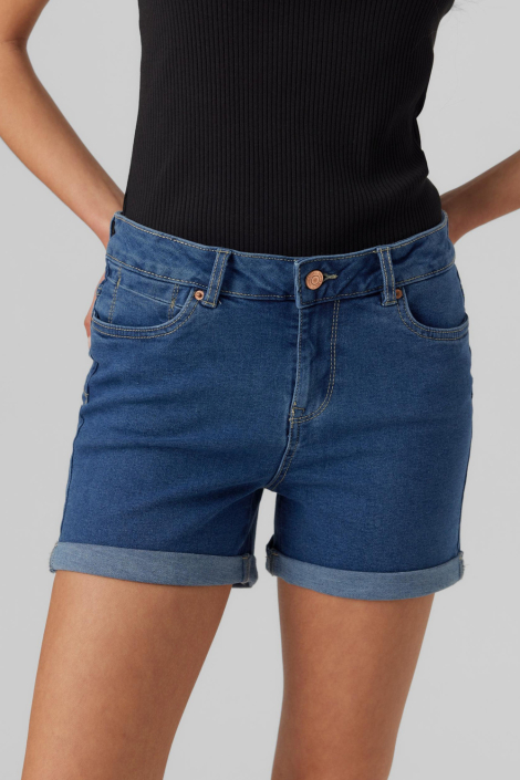 Vero Moda blauwe dames korte broek