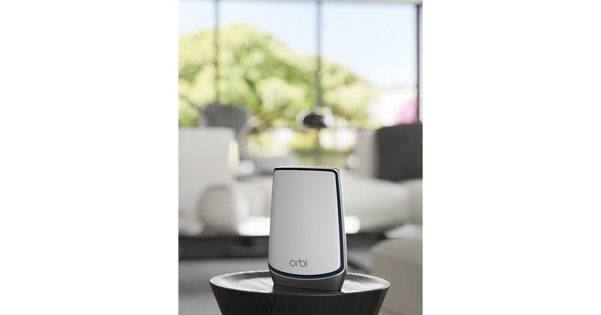 NetgearOrbi WiFi 6-systeem (RBK853) AX6000 mesh router  (1x Router (RBR850), 2x Satellieten (RBS850), Dekking tot 700 m²)