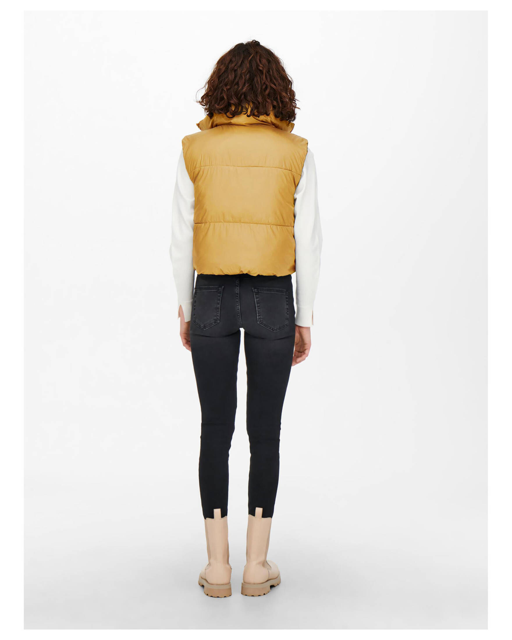 Only| Damen Weste Cropped