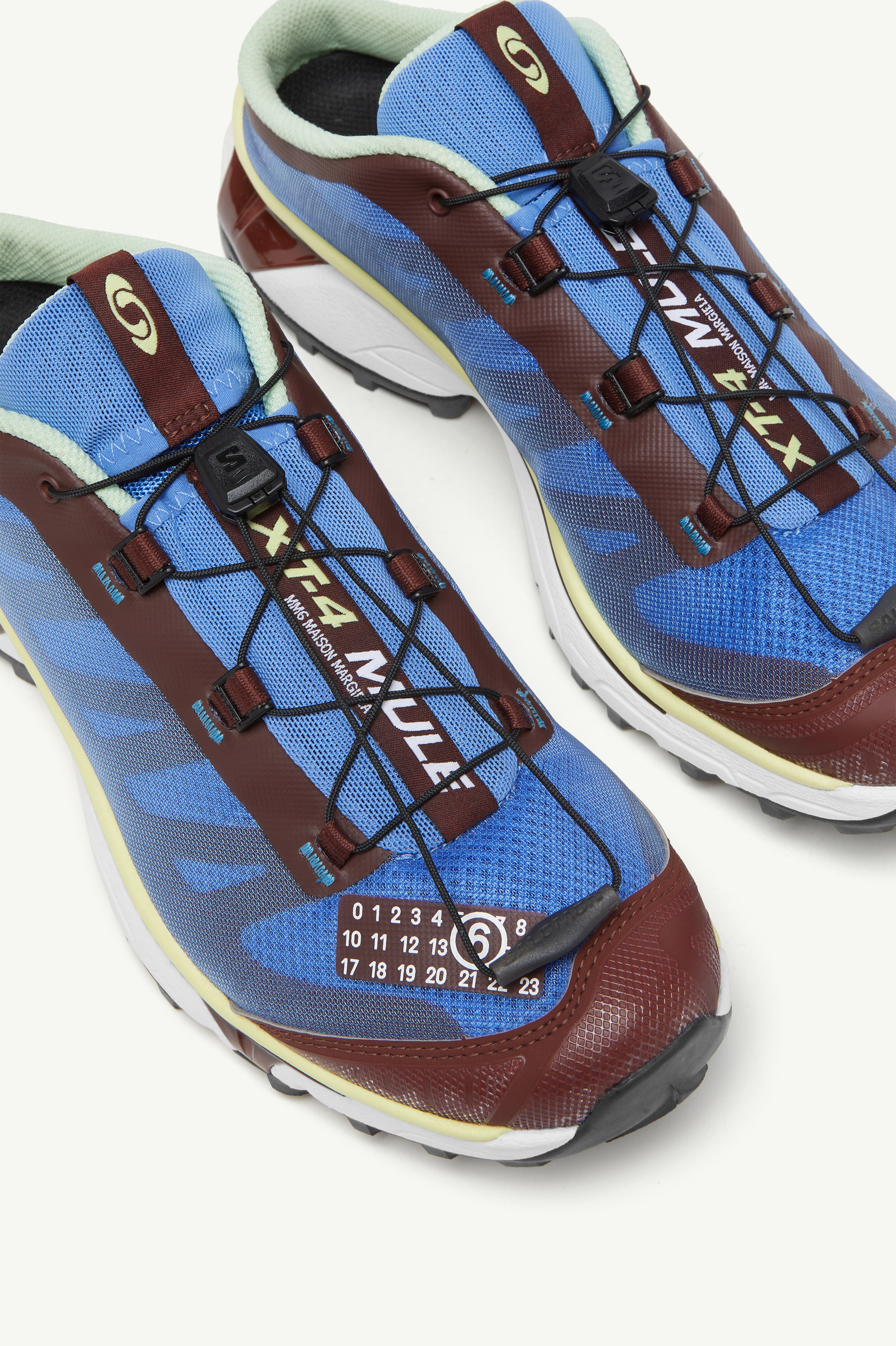 Blue Women's Sneaker Mules MM6 x Salomon | MM6 Outremer, rhum raisin et iris jaune