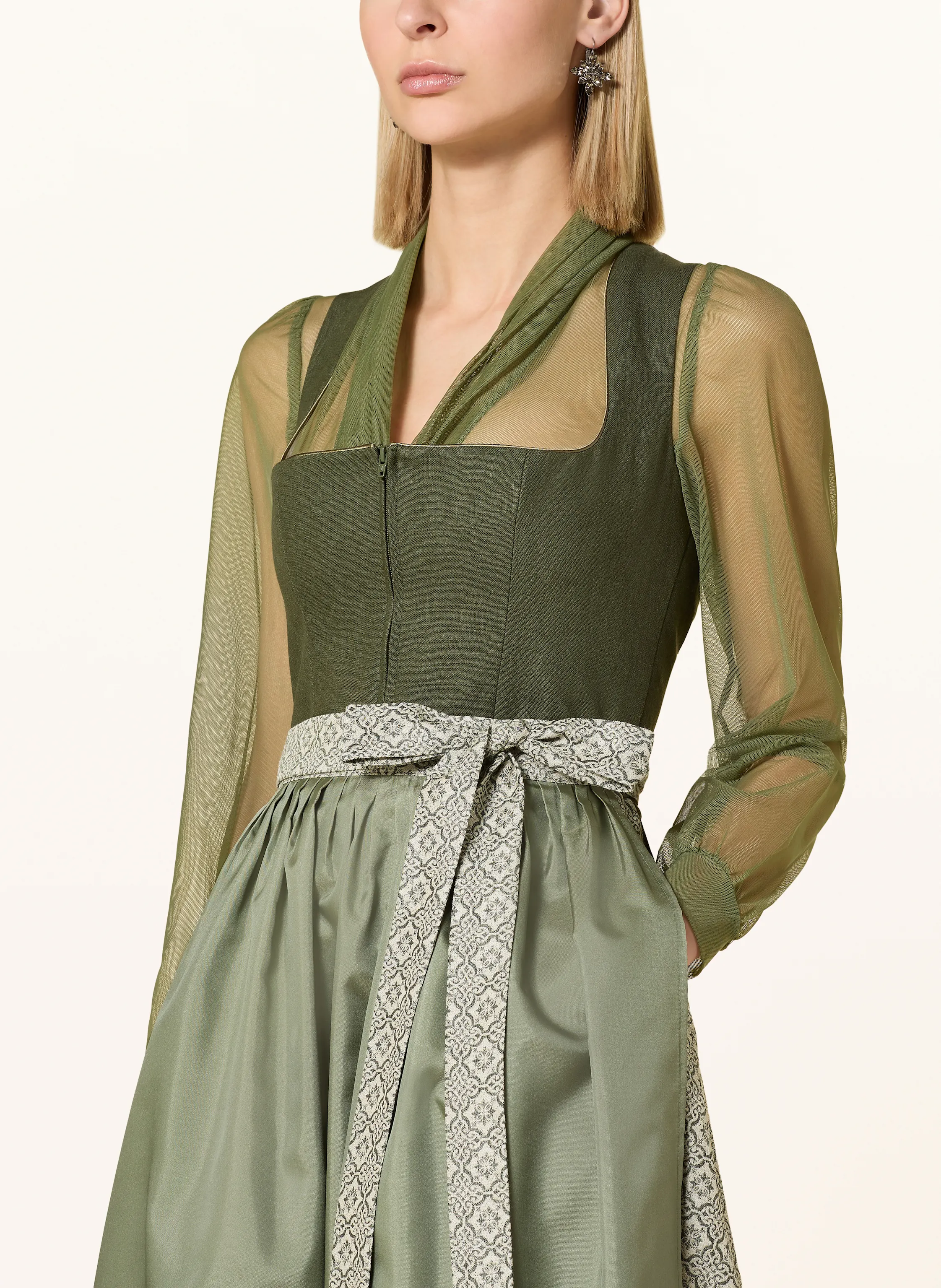 BERWIN & WOLFF Dirndl mit Leinen