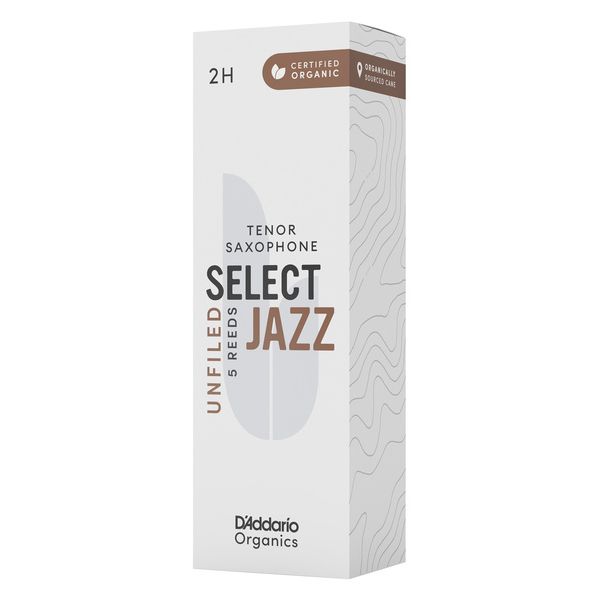 DAddario Woodwinds Organic Sel. Jazz Unf. TEN 2H