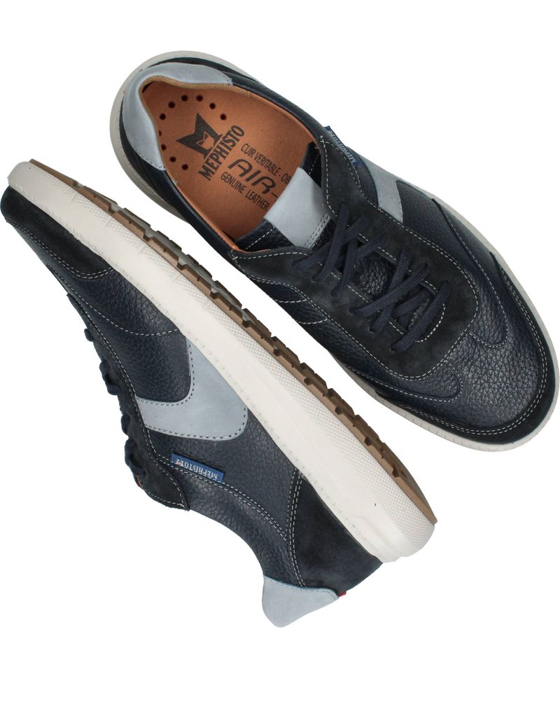 Mephisto Jenaro Sneakers Blauw Heren