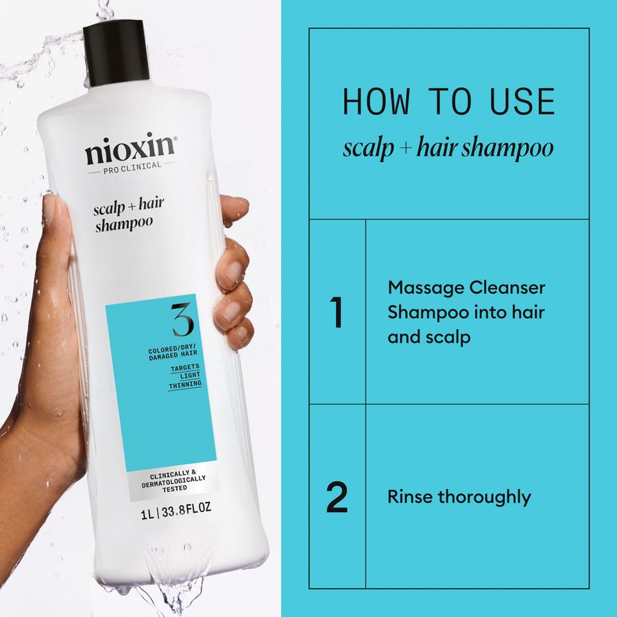 Nioxin System 3 Shampoo 1000ml