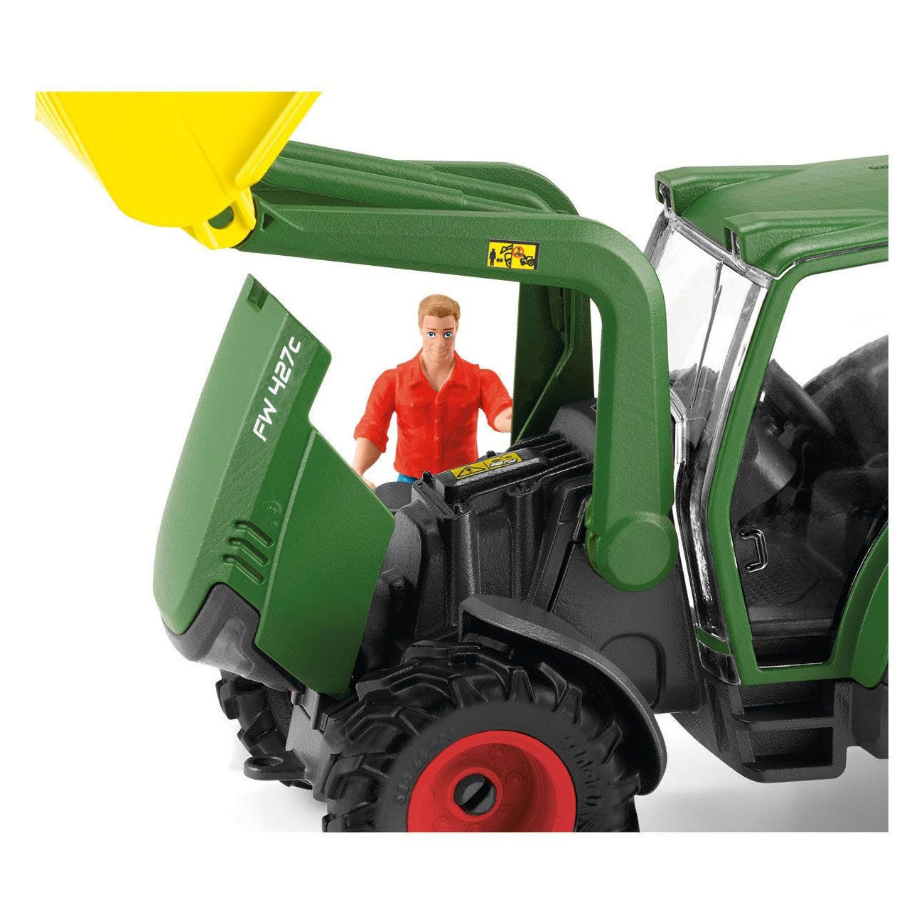 schleich FARM WORLD Tractor met Aanhanger 42608