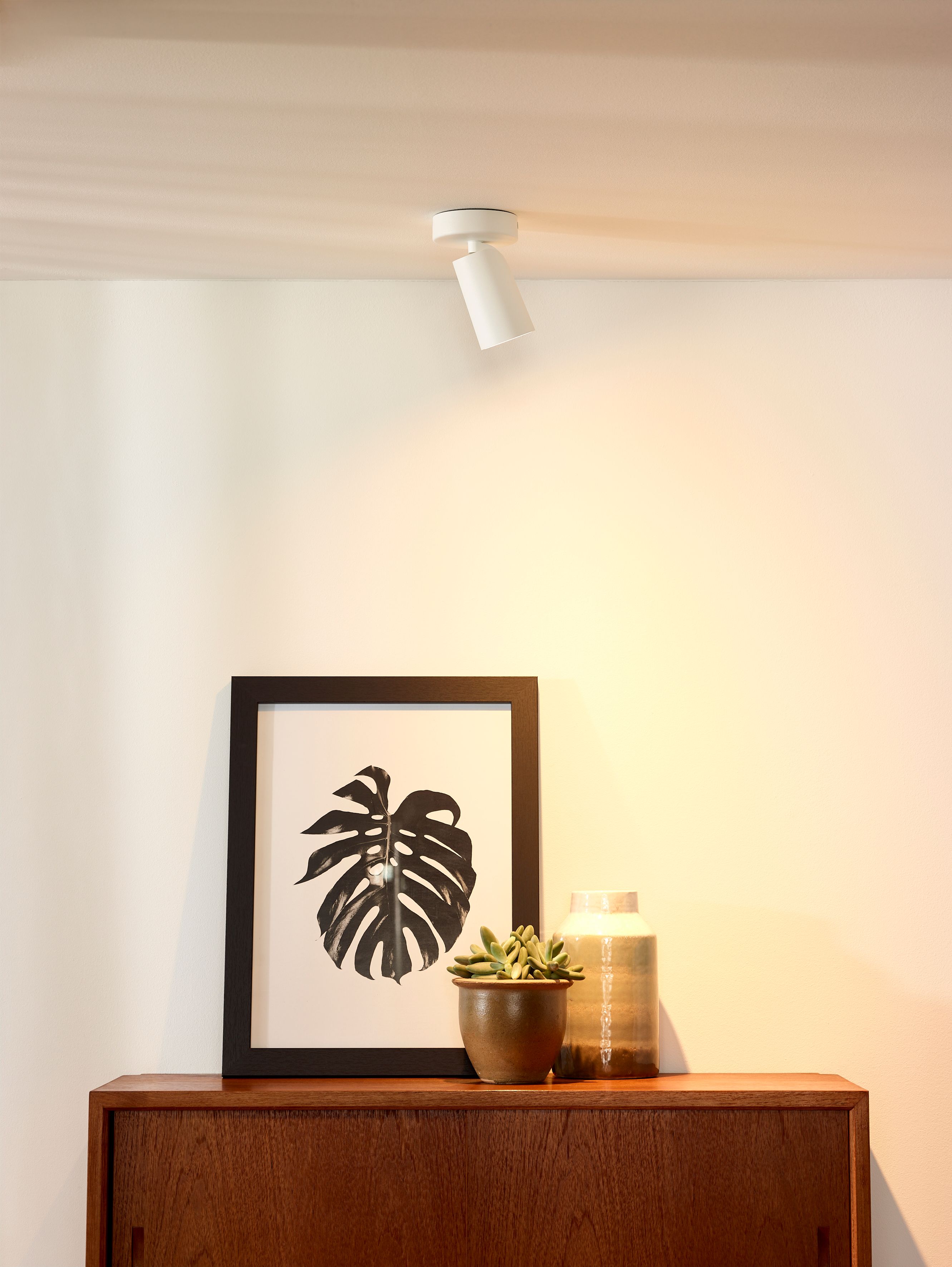 Plafondspot Wit Xyrus B9 x D9 cm