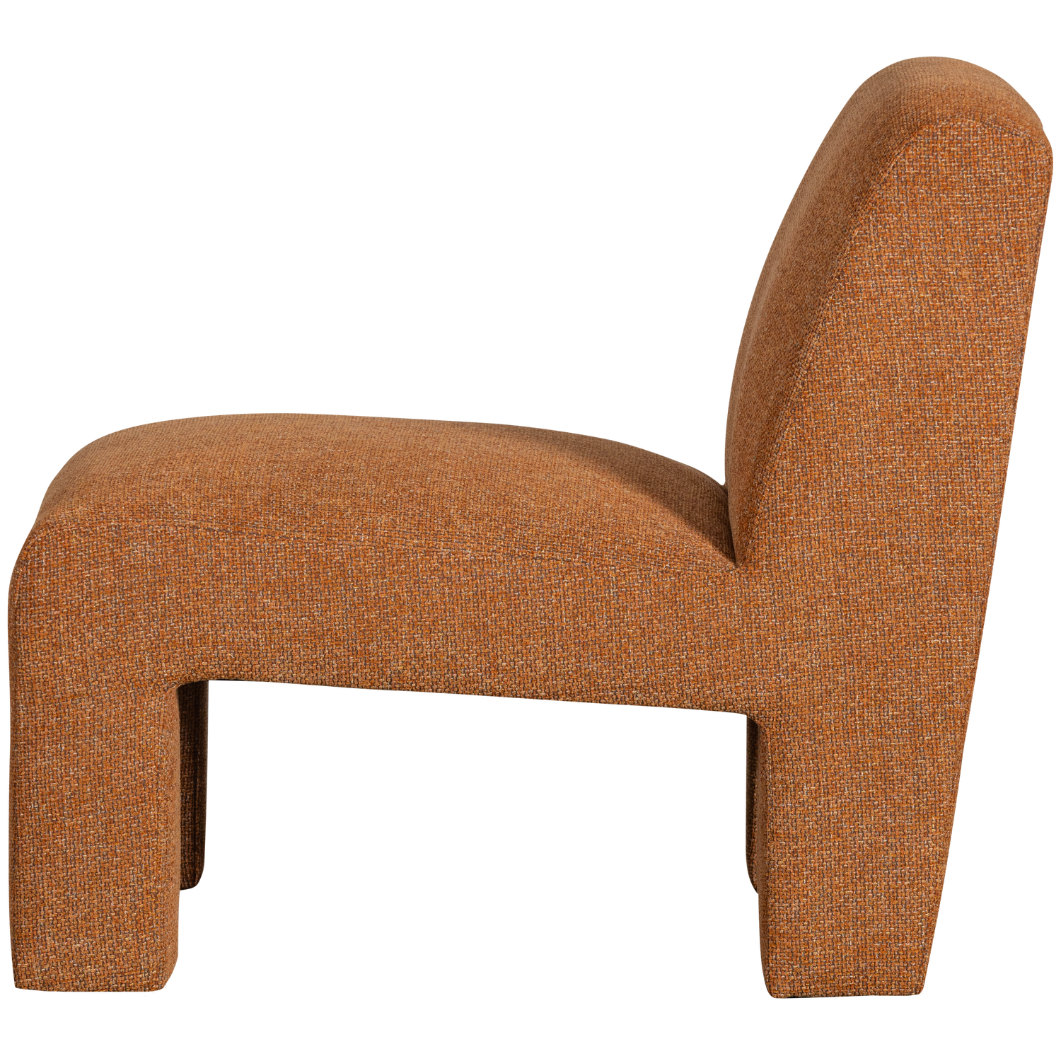 WOOOD Lavid Fauteuil - Polyester - Ginger - 73x74x84