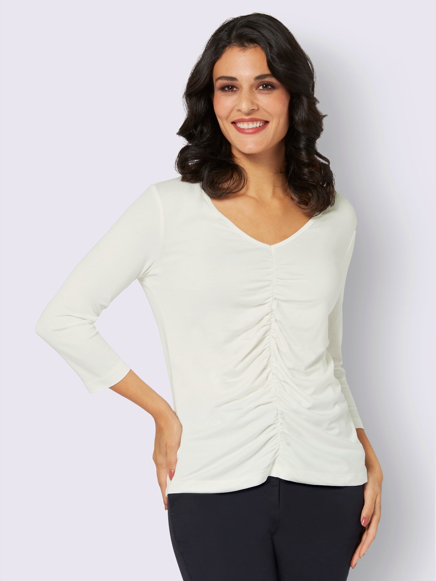T-shirt jolies fronces