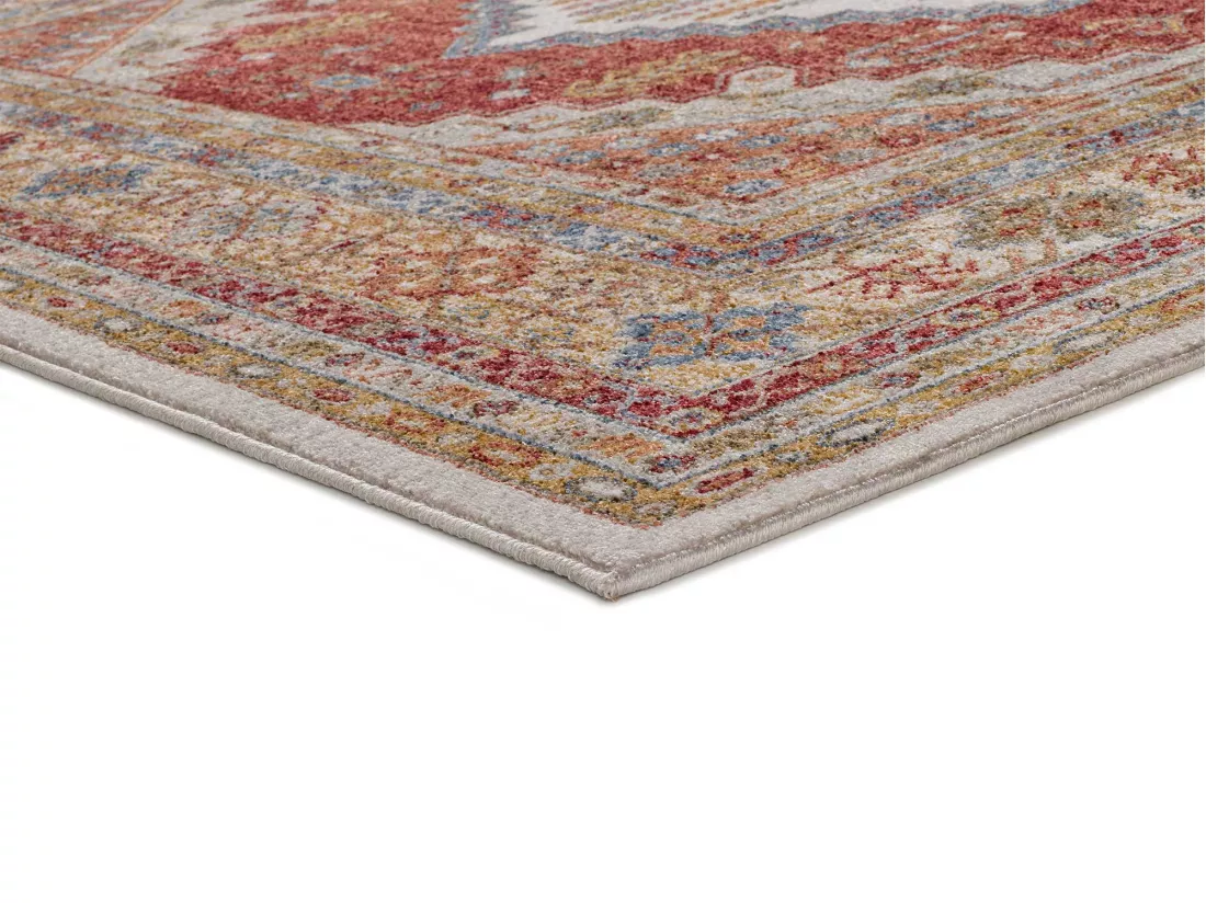 Tapis intérieur - vintage - rouille - 140 x 200 cm - ANTHEA