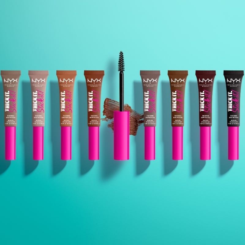 NYX Prof. Makeup Thick It. Stick It! Brow Mascara 7 ml - Brunette