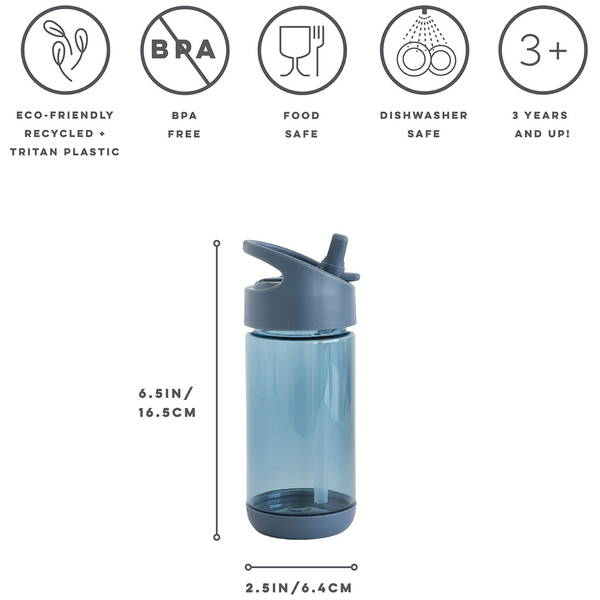 3 Sprouts3 Sprouds Trinkflasche recycelt blau