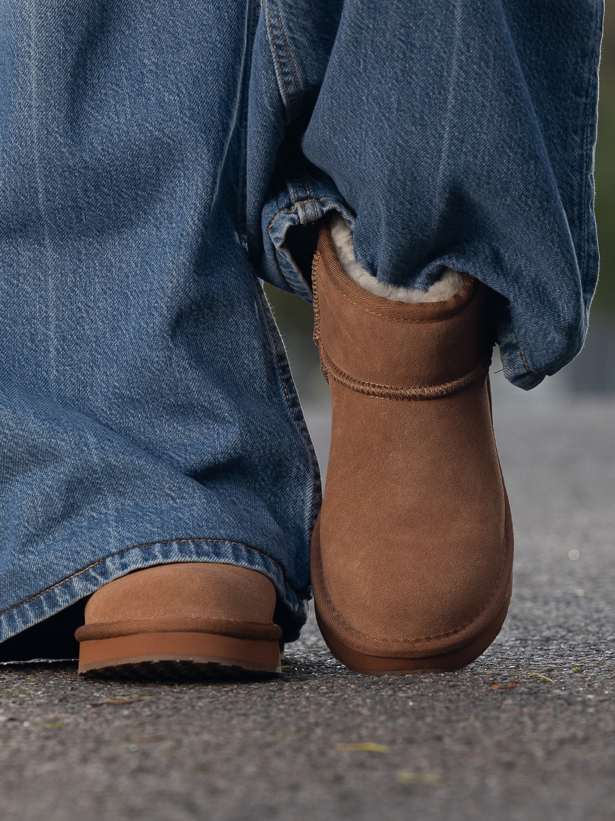 Nadigo Sheepskin Mid Camel - Trapes Sko