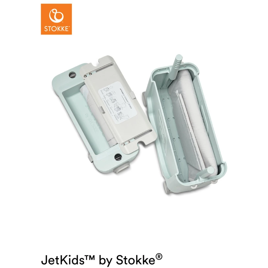 JETKIDS™ BY STOKKE® Aufsitzkoffer BedBox™ mit Crew BackPack™ Green