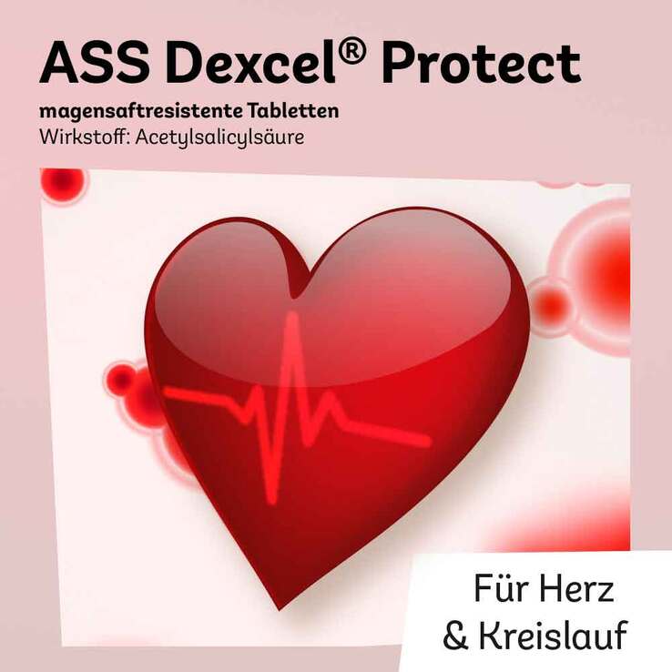ASS Dexcel Protect 75 mg magensaftresistent Tabletten, 100 St