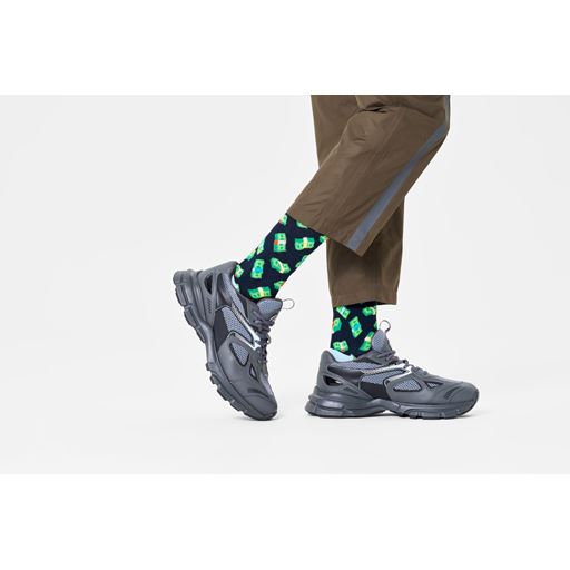 Happy Socks Money Money Strømper, Navy, 41-46