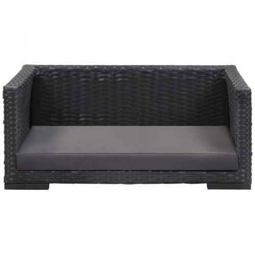 sofá de cachorro preto