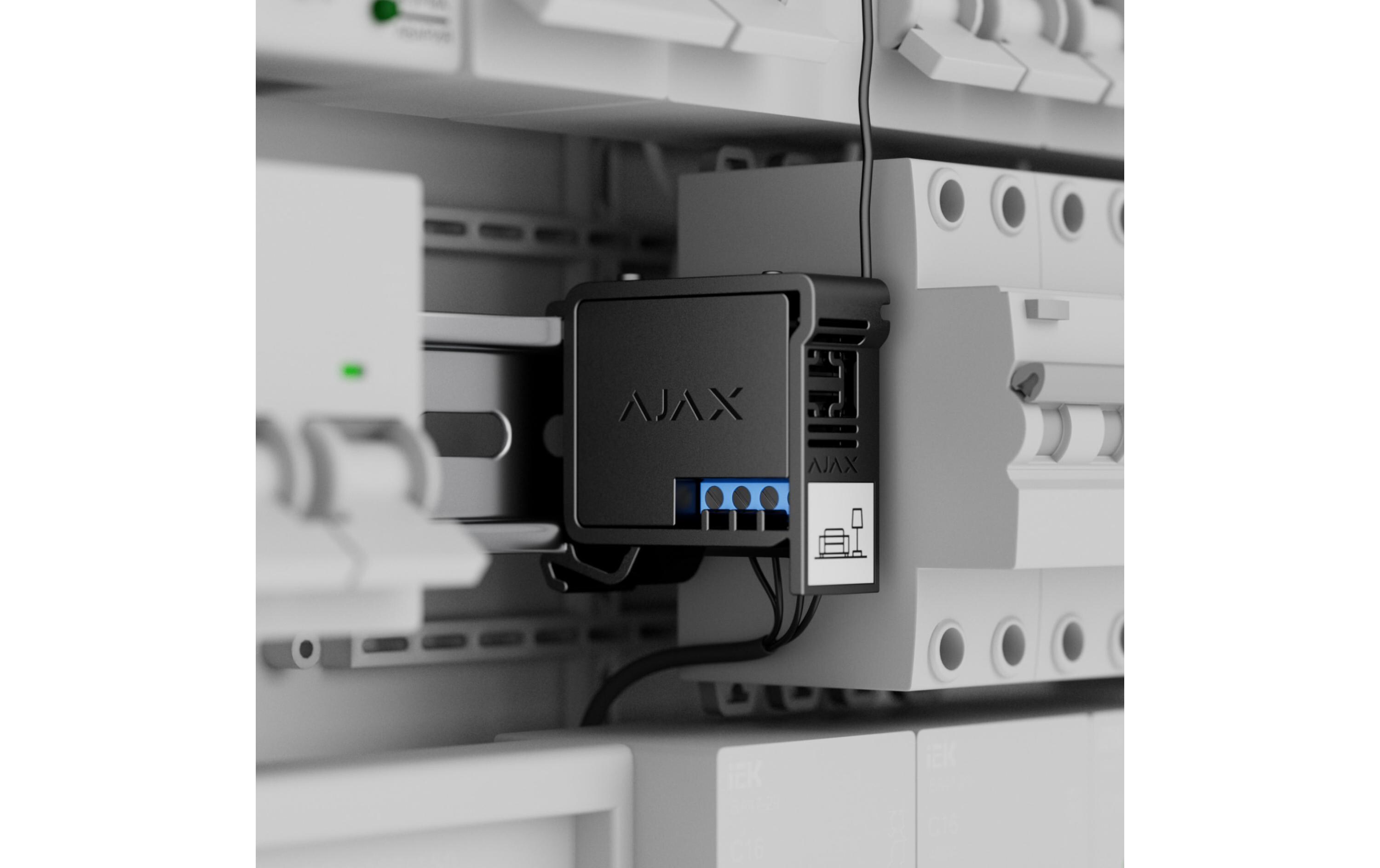 Funk-Relaismodul Relay Jeweller SchwarzRelais mit potenzialfreiem Kontakt zur Fernansteuerung der 12- bis 24-V-Gleichstromversorgung