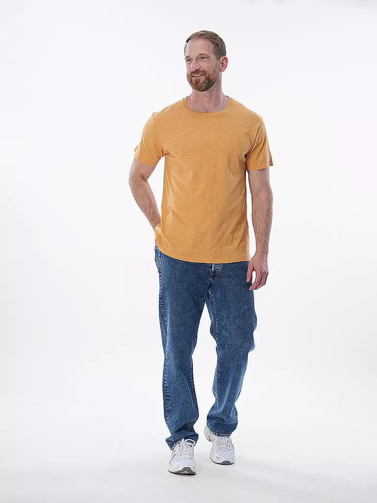NUDIE JEANS T-Shirt ROFFE orange