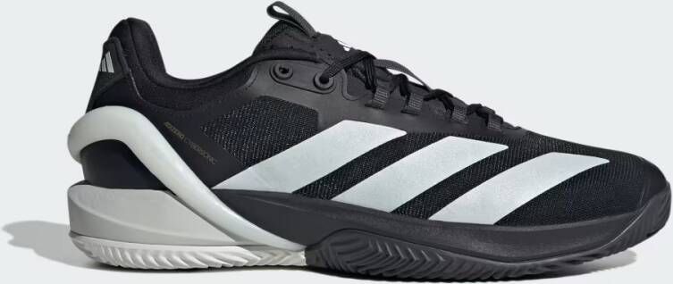 Adidas Tennisschoen Padelschoen Adizero Cybersoni Clay Heren Zwart