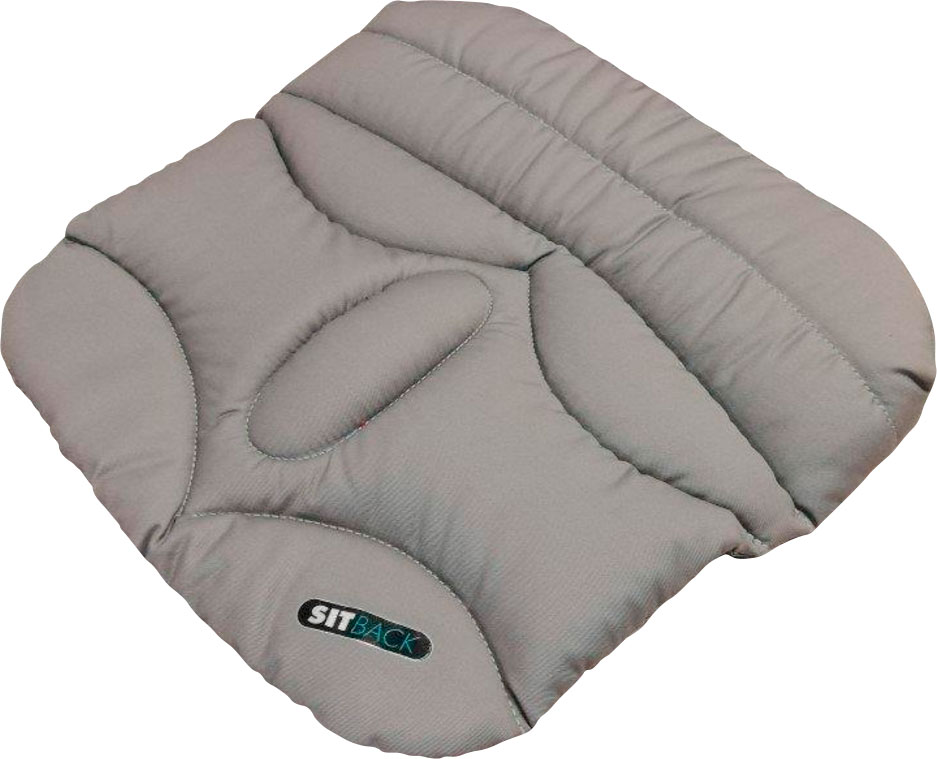 Sitback Basic Living Fahrzeug Sitzkissen 44 x 42 cm Grau