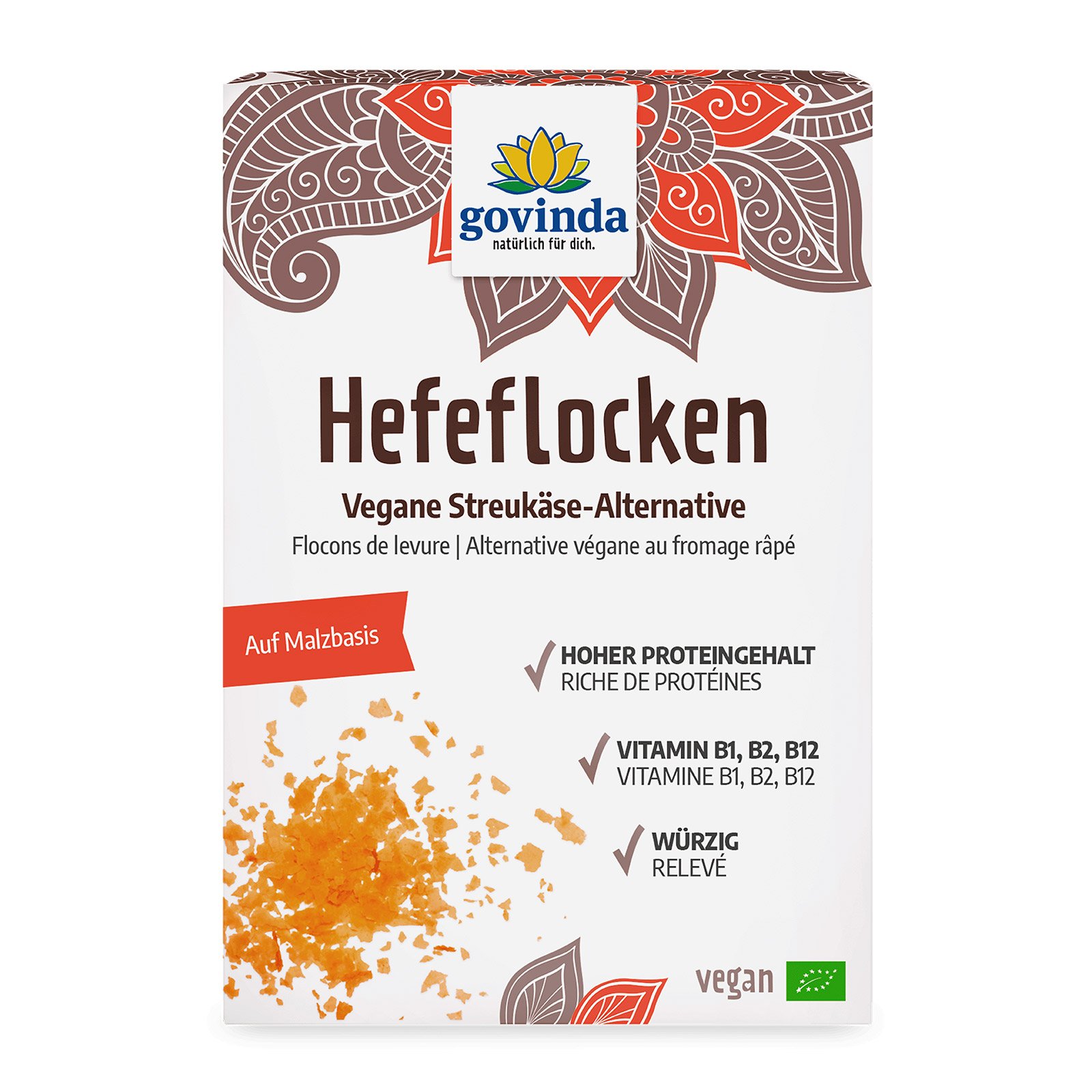 Govinda Hefeflocken auf Malzbasis