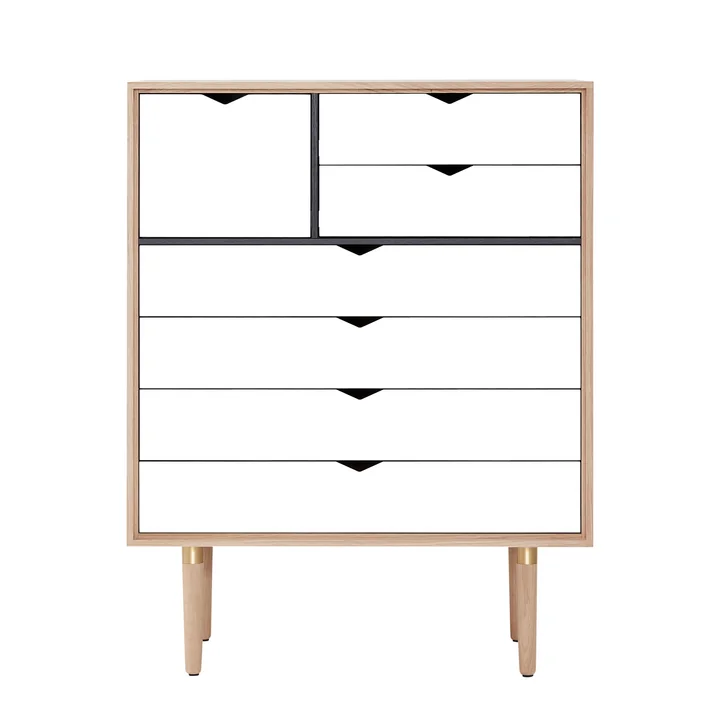 Andersen Furniture - S8 Kommode, Eiche geseift / Fronten weiss
