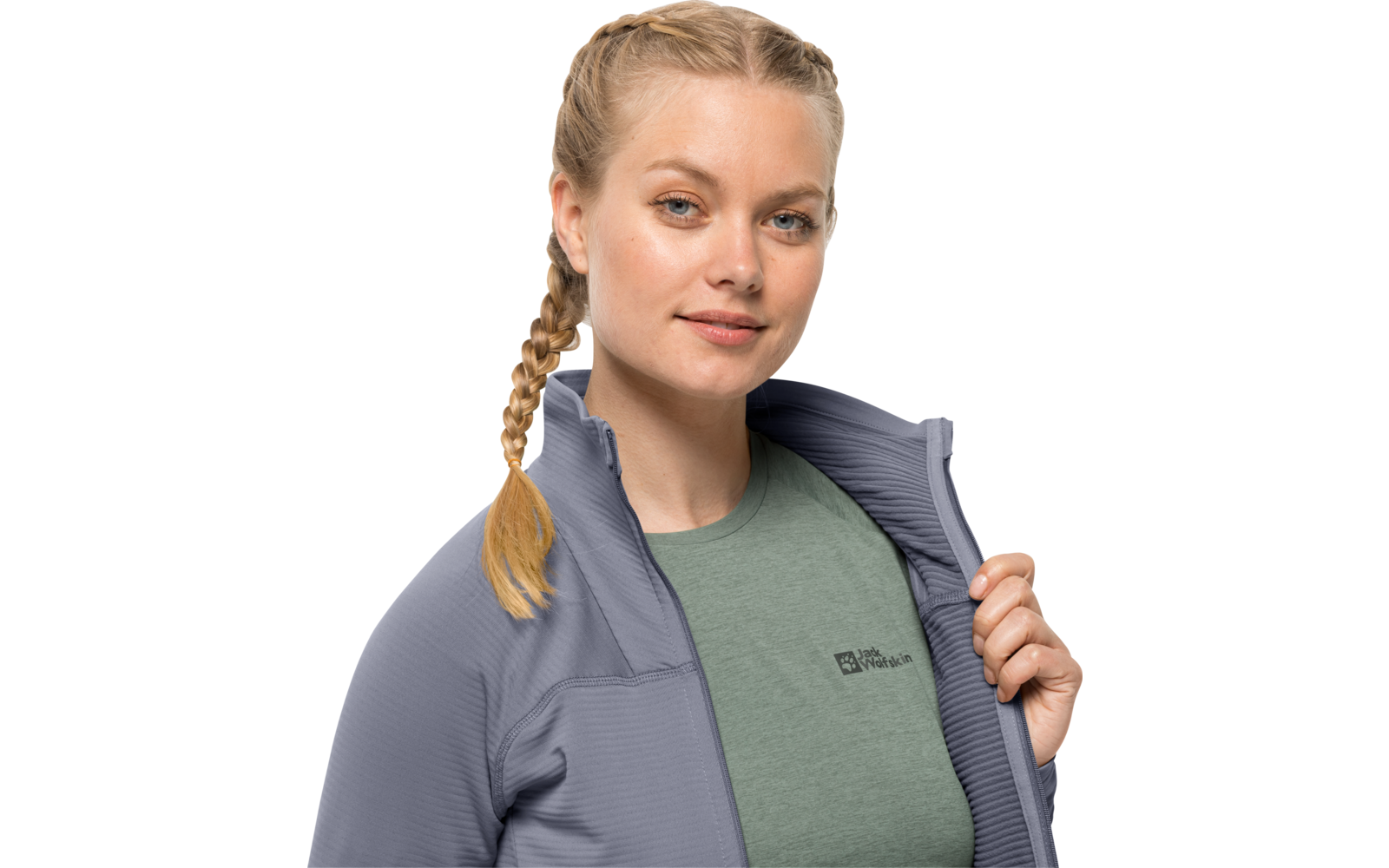 Jack Wolfskin Prelight Fz Damen Fleecejacke rose smoke