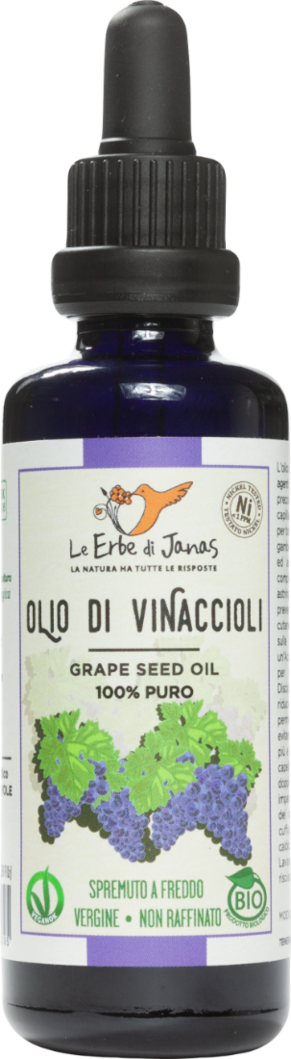 Le Erbe di Janas  Traubenkernöl, 50 ml