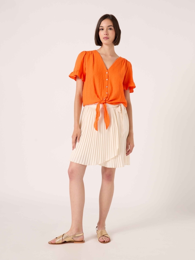 Chemise à nouer 100% coton