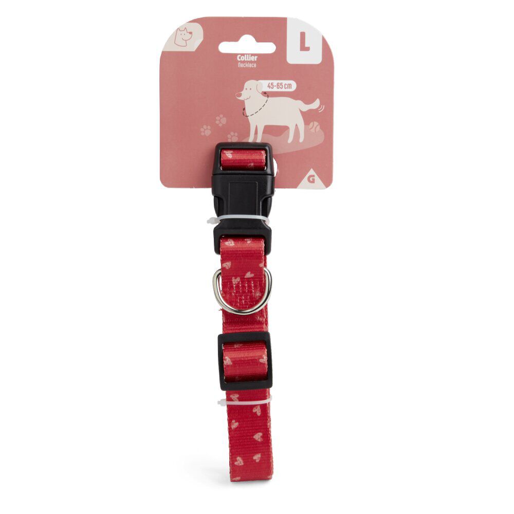 Collier pour chien 45/65cm noir Taille L