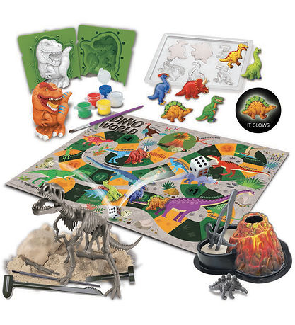 4M Dino S?t - STEAM PoweRød Kids - Dinosaur World
