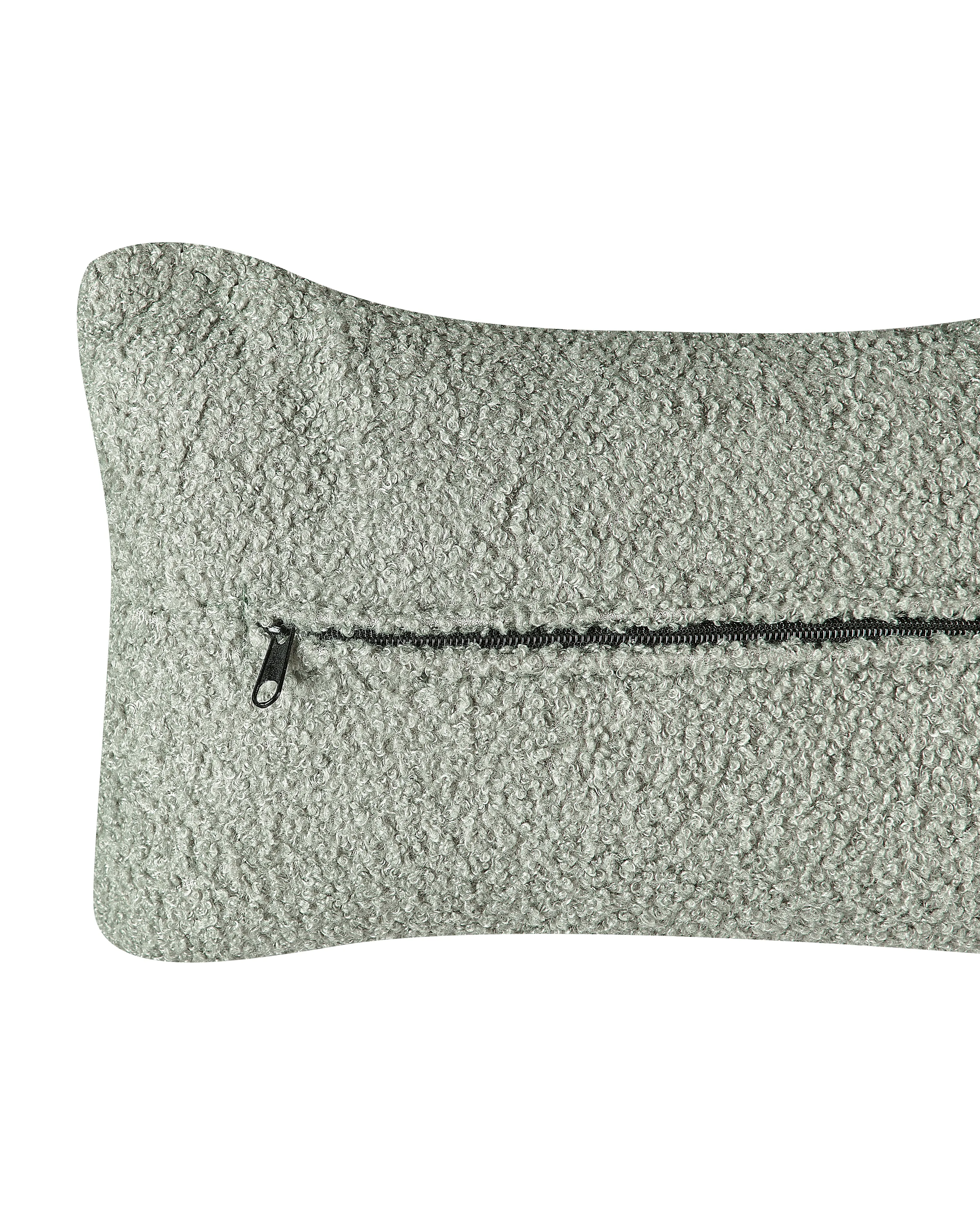 Fauteuil OTSBY Bouclé Lichtgroen