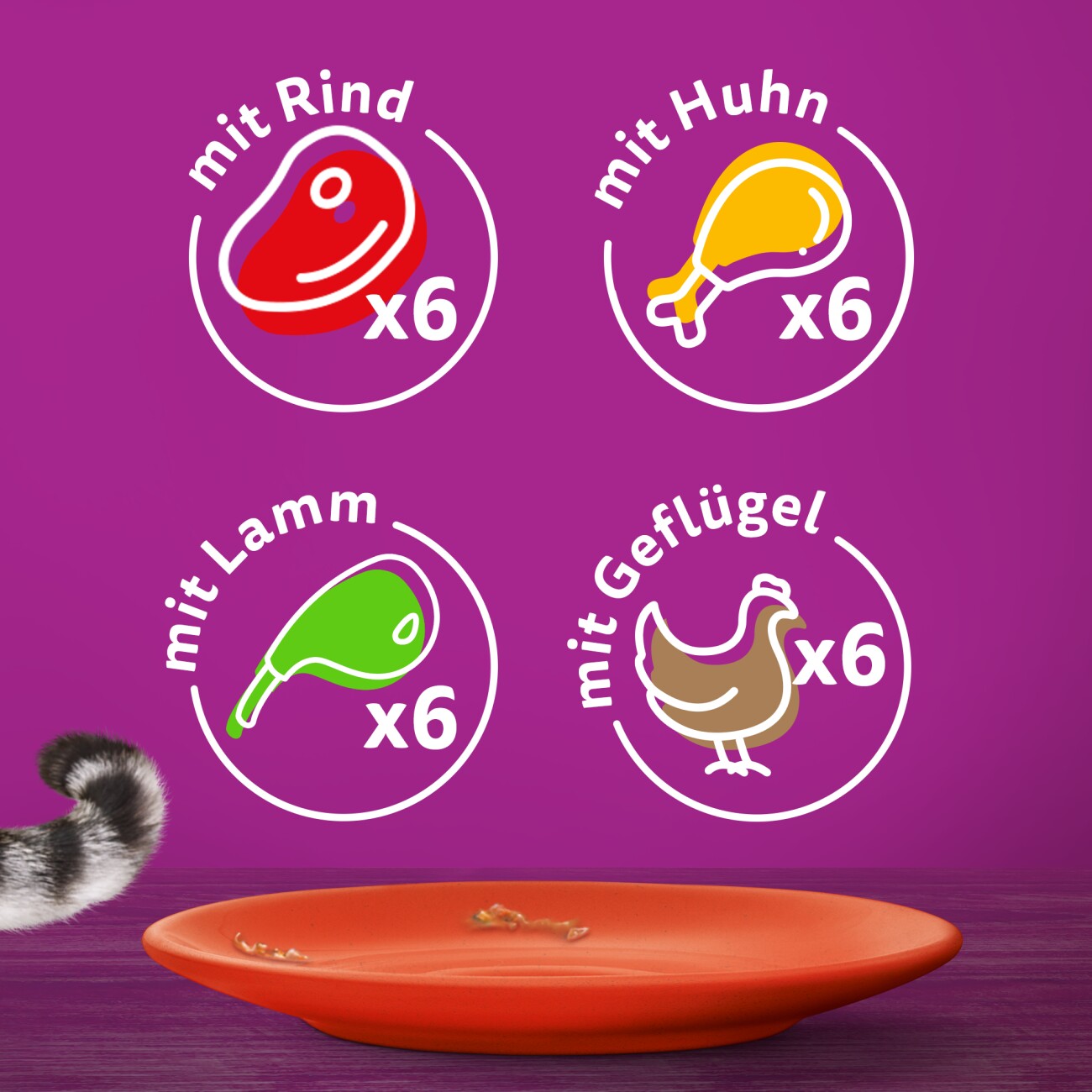 Whiskas Multipack 1+ Klassische Auswahl in Sauce 24x85 g