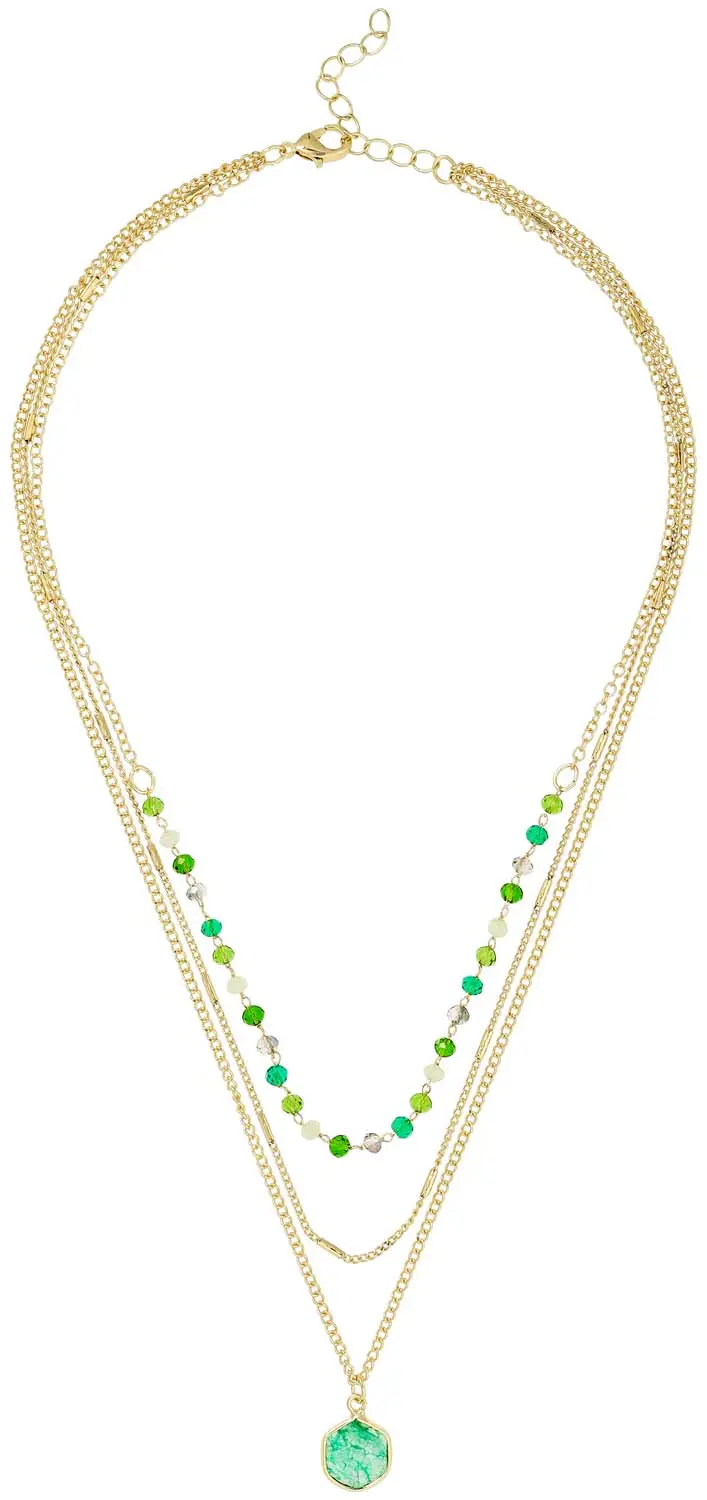 Layering Kette - Fairy Green