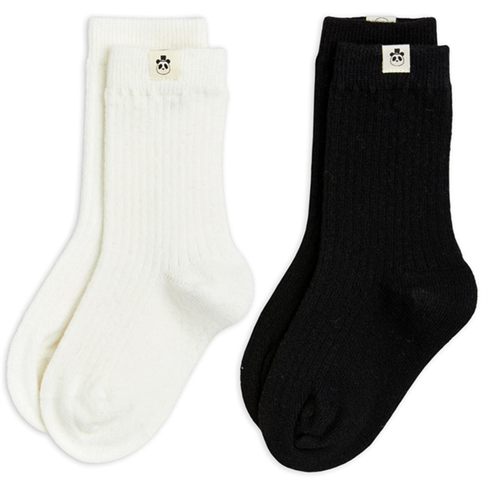 Multi Basic Uld Sokker 2-Pak - Mini Rodini