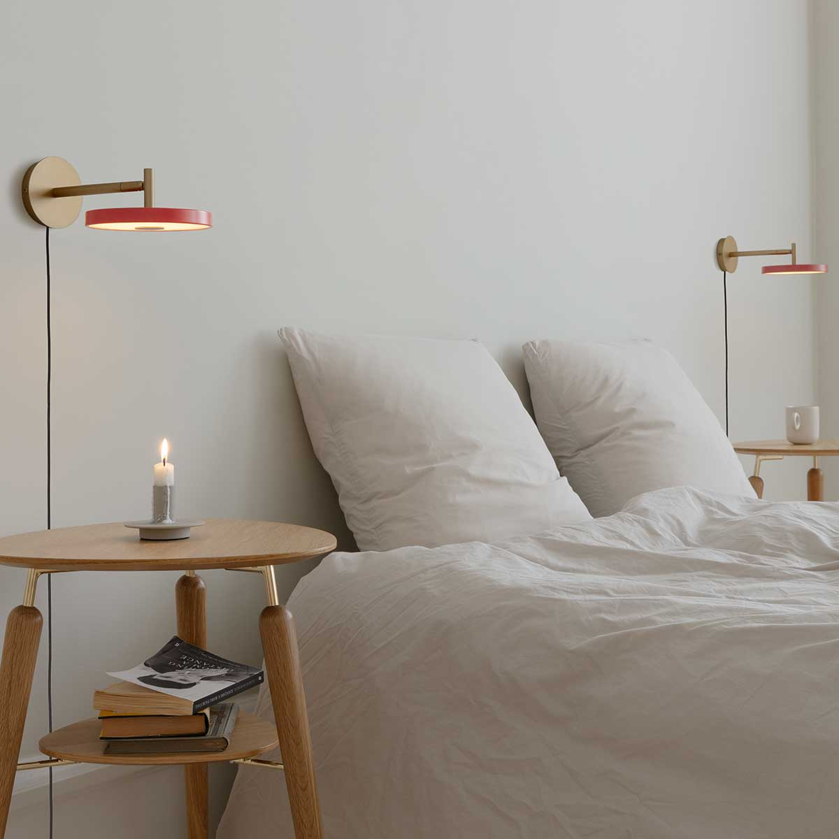 Wandlamp Asteria Short Oud roze