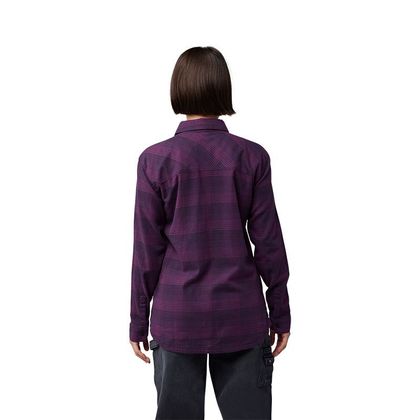 Chemise Fox SURVIVALIST STRETCH FLANNEL FEMME - Violet / Jaune