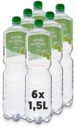 Aqua Nordic Apfel 6x1,5 l PET (EINWEG)
