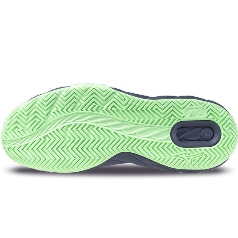 Mizuno Wave Enforce Court AC blanc-noir-vert