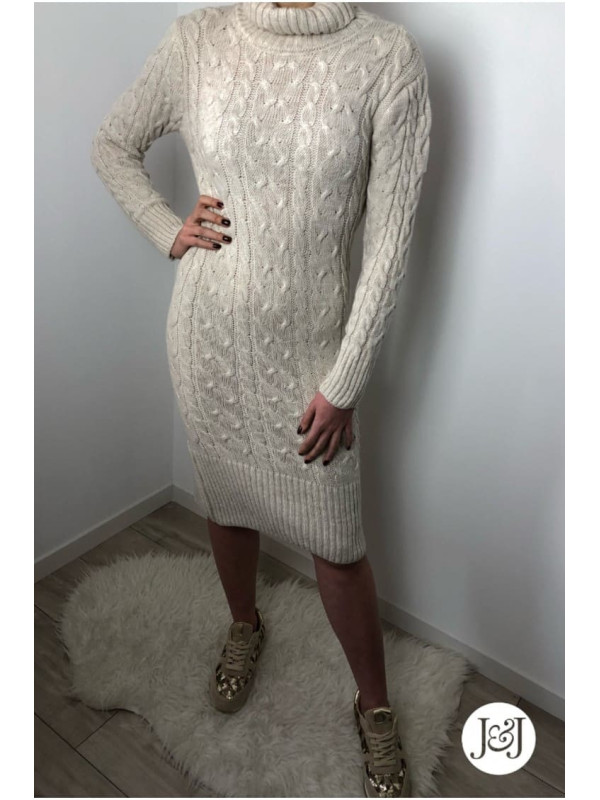 Robe pull beige 'Helsinki'
