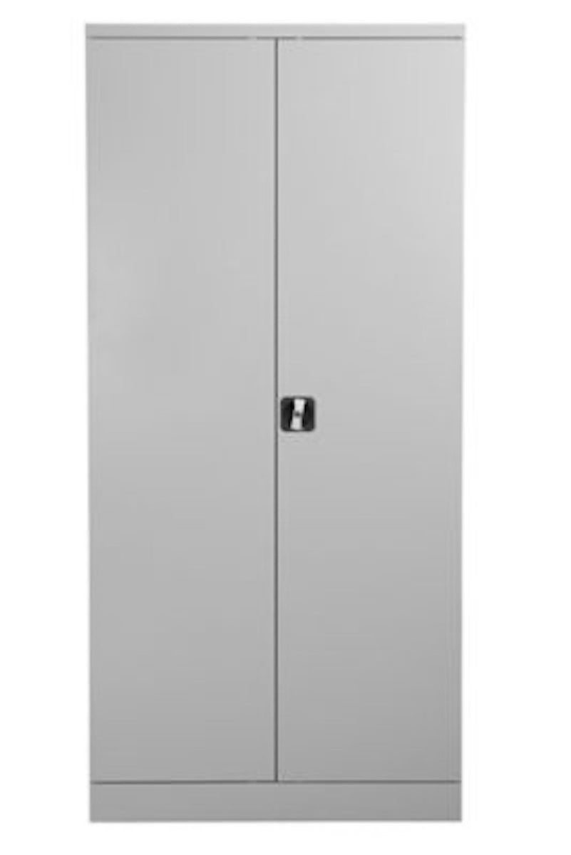 PROREGAL Stalen kast Bee 4 planken HxBxD 195 x 92 x 60 cm Gegalvaniseerd en versterkt plankmateriaal Grijs & Grijs