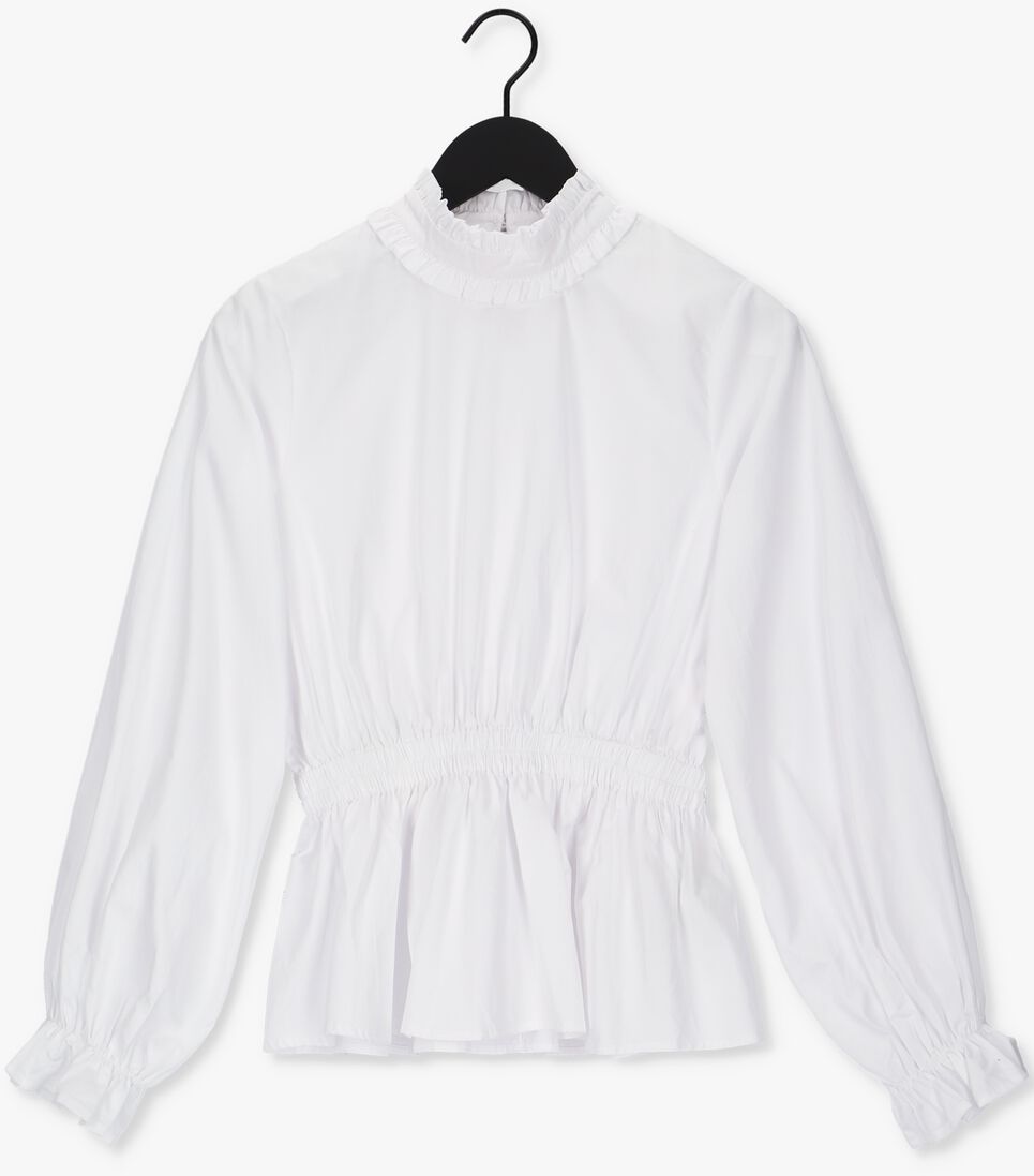 SELECTED FEMME witte selected femme blouse josefine ls neck ruffle top