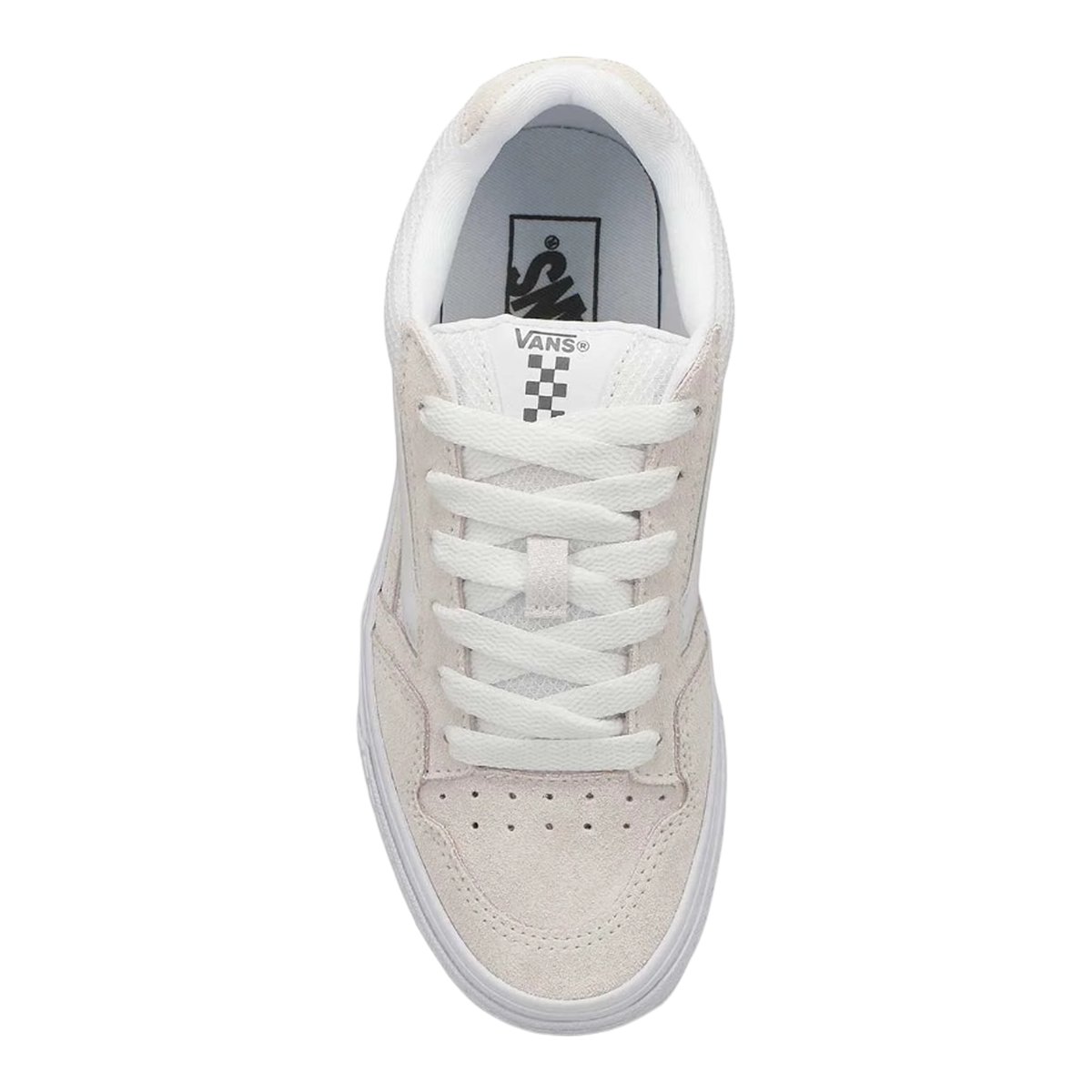 VANS-Caldrone-l-Baskets de skate - Talon plat - Blanc