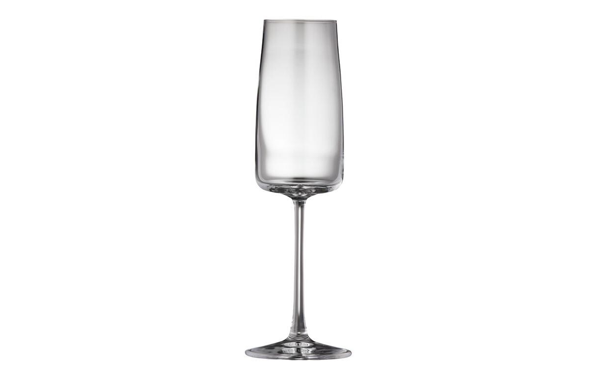 Champagnerglas Zero 4 Stück, 30 clSektgläser Set aus ultraklarem Kristallglas
