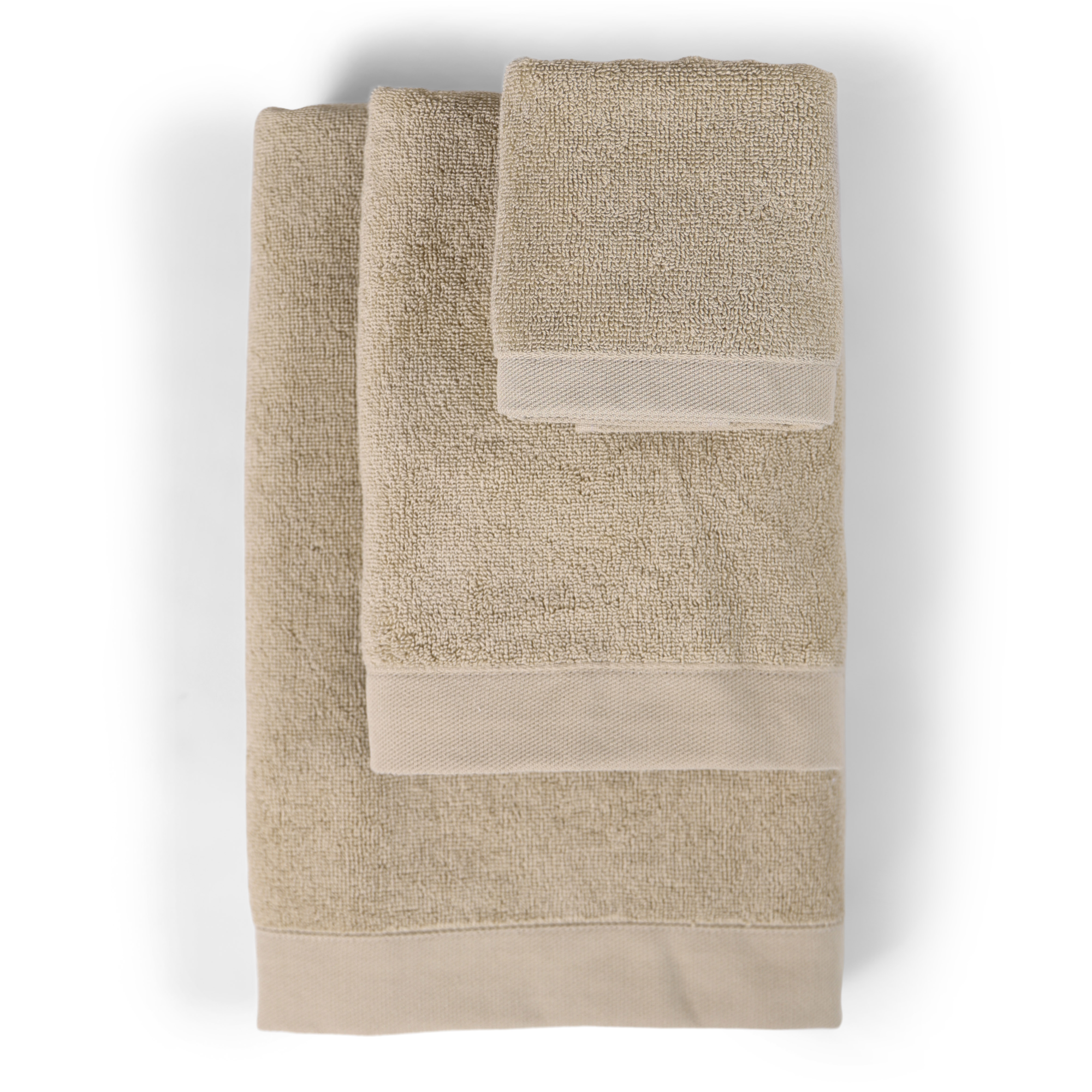 Handdoek pistachio green 70x140 cm - set van 6